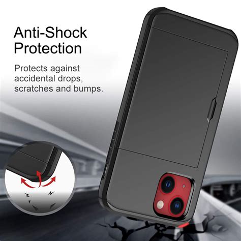 Tough Armour Slide Case Card Holder For Apple IPhone 13