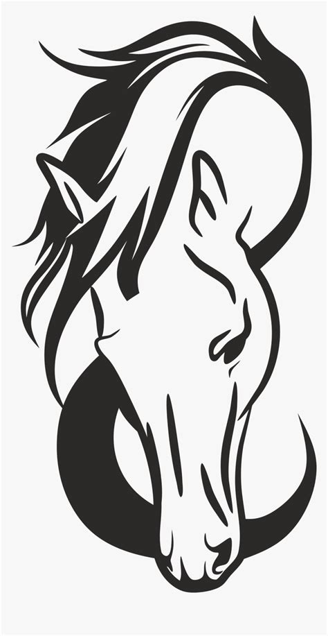 Horse outline clipart free download! Clip Art Horse Head Outline Drawing - Outline Silhouette ...