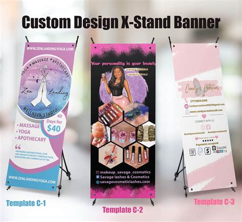 Custom Design Pop Up Shop Banner Trade Show Banner Photo Etsy