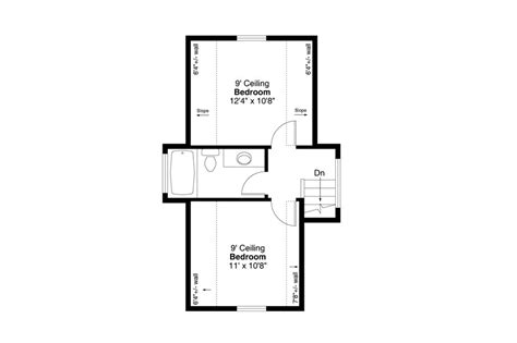 Cottage Style House Plan 2 Beds 2 Baths 882 Sqft Plan 124 1278