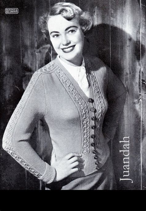 Entire Pdf Book Of 1950s Womens Knitting Patterns 6 Etsy