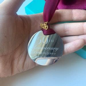 Engraved Th Wedding Ornament Th Anniversary Gifts For Couples