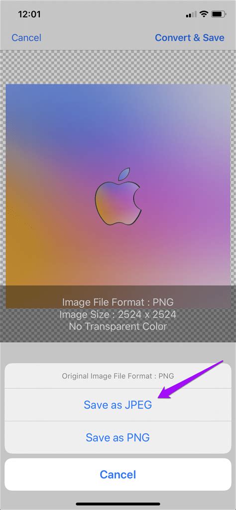 4 Best Ways To Convert Png To  On Iphone And Ipad