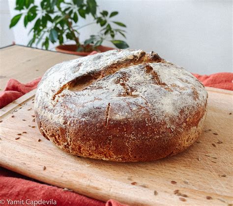 Easy No Knead Sourdough Bread The Garden Of Recipes