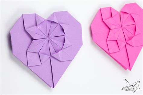 How To Make An Origami Heart Box Step By Step