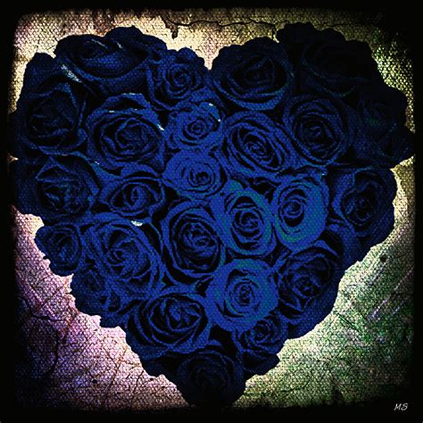Gothic Romance Blue Roses Digital Art By Absinthe Art By Michelle