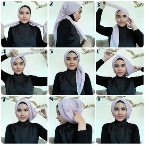 tutorial hijab pesta elegan newstempo