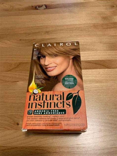 new clairol natural instincts 8g medium golden blonde former 4 original formula ebay