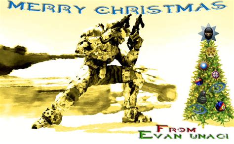 Halo 3 Merry Christmas By Lineriddenx2