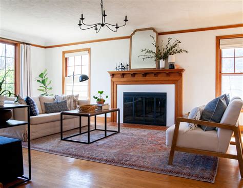 Modern Traditional Tudor Revival Living Room The Definitive Living