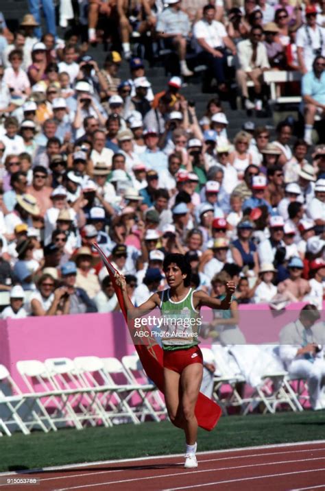 Nawal El Moutawakel Womens Track 400 Metres Hurdles Competition