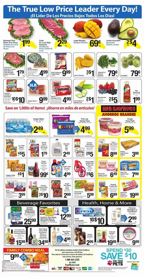 Giant foods offers many savings with their weekly ad. Food 4 Less Ad May 1 - 7, 2019
