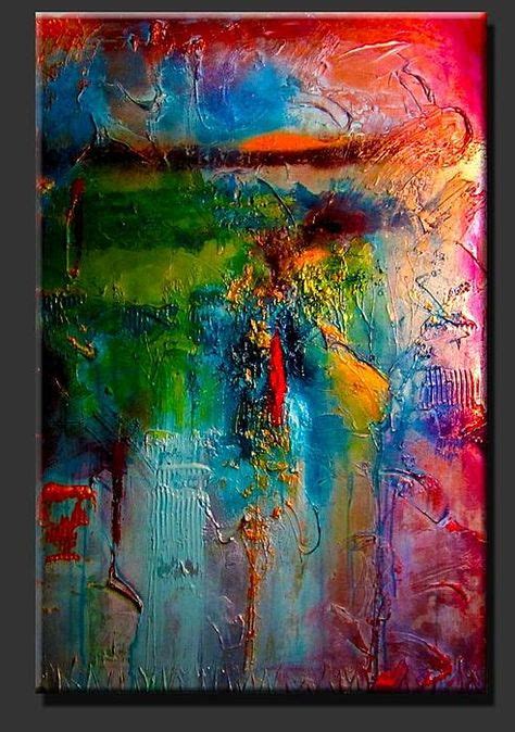 Carousel 8 24 X 36 Abstract Acrylic Painting Highly Textured