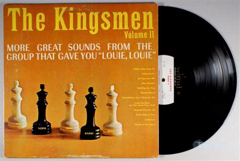 Kingsmen Volume Ii 1964 Vinyl Lp Vol 2 Death Of An Etsy