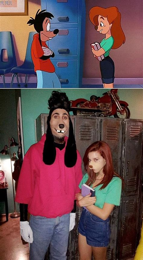 Max And Roxanne From A Goofy Movie Goofy Costume Cartoon Halloween Costumes Movie Costumes