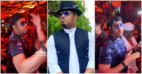 Nigerian Actor Mike Ezuruonye Spotted In Ghana Video Shows Him Clubbing Fans React Yencomgh