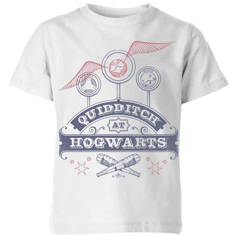 Harry Potter Quidditch At Hogwarts Kids T Shirt White Clothing