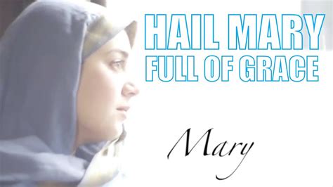 Hail Mary Full Of Grace Dios Te Salve MarÍa En InglÉs Letra Youtube