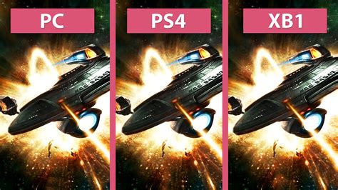 Star Trek Online Pc Vs Ps4 Vs Xbox One Graphics Comparison Youtube