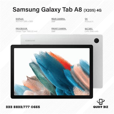 Samsung Galaxy Tab A8 2021 X205 4g 64gb4gb Ram Brand New Call