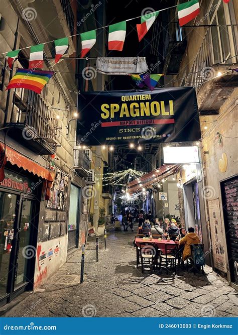 Spanish Quarters In Naples Italy Editorial Stock Photo Image Of
