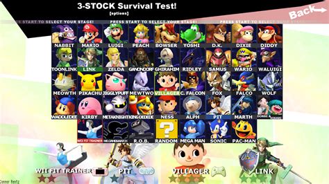 Super Smash Bros Wii U 2014 Character Roster By Connorrentz On