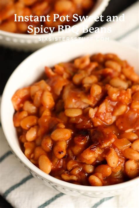 Instant Pot Sweet And Spicy BBQ Beans Recipe Recipe In 2023 Bbq