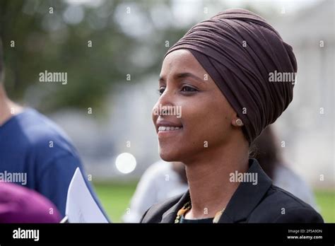 Sept 26th 2019 Washington Dc Us Congresswoman Ilhan Omar D Mn