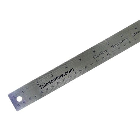 Flexible Stainless Steel Rulers With Square Corners Talas