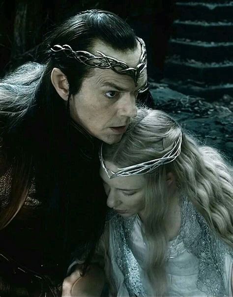 Elrond And Galadriel In Dol Guldur Seigneur Des Anneaux Hobbit