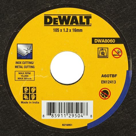 Dewalt Metal Cut Off Wheel At Rs 105piece Dewalt Cutting Wheels In