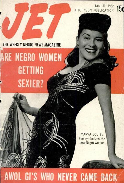 Jet January 1952 Jet Magazine Ebony Magazine Cover Magazine Cover