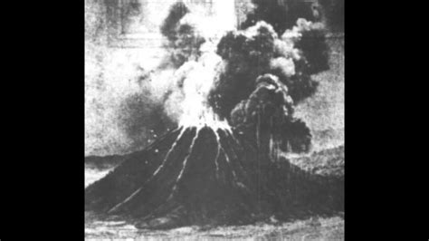 Krakatoa Eruption Real Sound 1883 Youtube