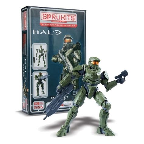 Sprukits Halo Master Chief Figurine à Assemblerbandai Cdiscount