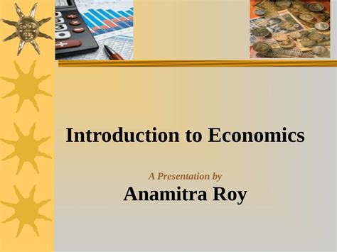 Pdf Introduction To Economics