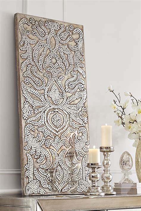 15 Best Collection Of Damask Fabric Wall Art