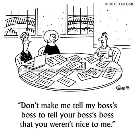 Management Cartoon 7544 Dont Make Me Tell My Bosss Boss To Tell