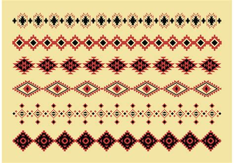 Native American Designs And Patterns Native American Patterns Vector
