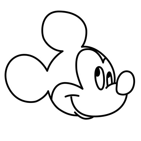 Dibujo De Mickey Para Colorear E Imprimir Dibujos Y Colores
