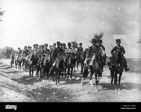 First World War Russian Imperial Cavalry 1914 Stock Photo Alamy