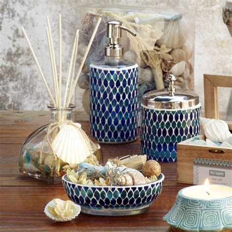 Pier 1 Imports Blue Sea Air Seashell Reed Diffuser Fragrance Reed