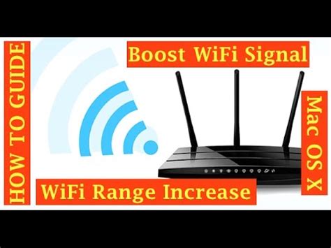 A great way to gauge your current internet signal is testing your internet speed in different parts of your home. How to Boost Your WiFi Signal - Mac OS X - YouTube