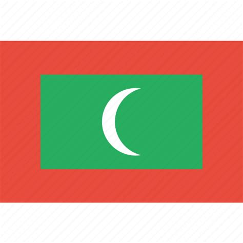 Country Flag Maldives National Icon Download On Iconfinder