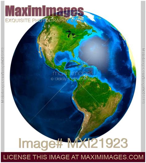 Image Of Earth Globe South And North America Stock Image Mxi21923