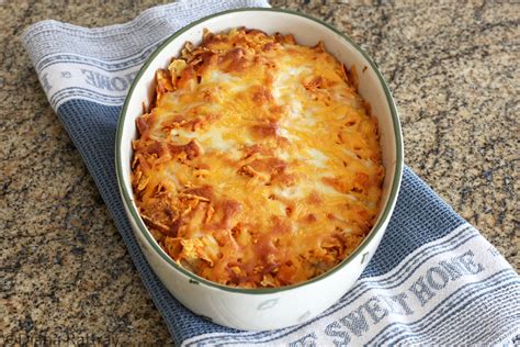 If you are looking for a quick and easy dinner option that is super simple have fun creating this delicious doritos chicken casserole. Dorito Chicken Casserole Recipe