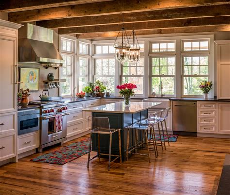 Rustic Farmhouse Kitchen Awesome Indoor And Outdoor