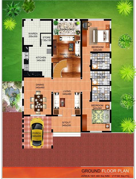 Floor Plan And Elevation Sq Ft House Home Kerala Plans My XXX Hot Girl