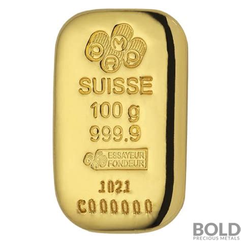 100 Gram Pamp Gold Cast Bar