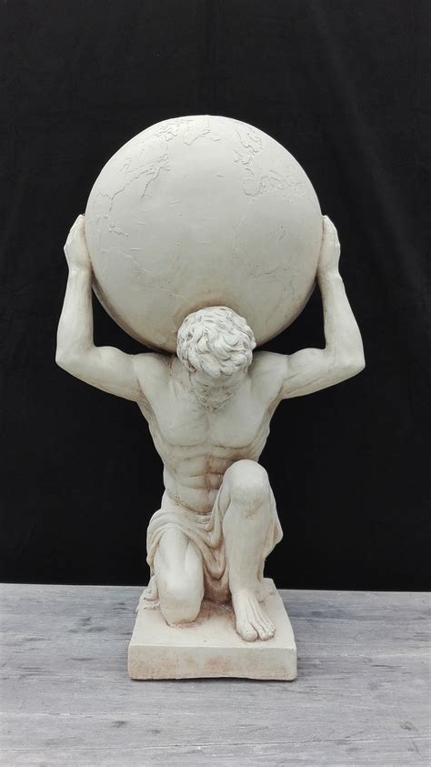 Phenomenal Big Statue Of Atlas Etsy