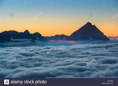 View From Rifugio Lagazuoi 2752 M To Monte Antelao Dolomites
